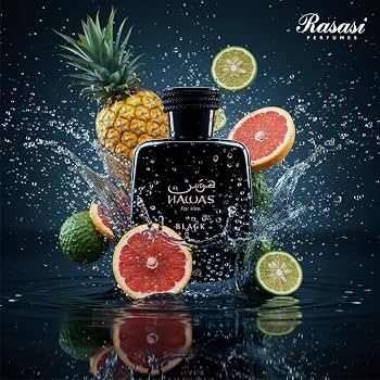 Hawas Black Rasasi for men 100ml