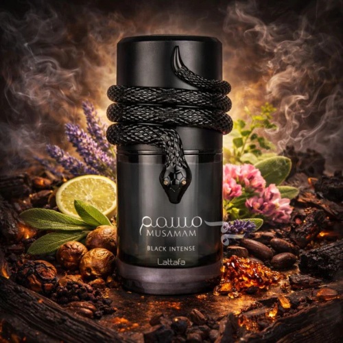 Musamam Black Intense Lattafa Perfumes – Eau de Parfum 100ml