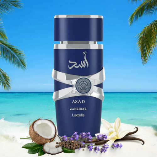 Asad Zanzibar Lattafa Perfumes – Eau de Parfum (Men 100ml)