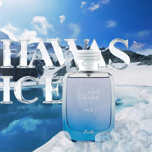 Hawas Ice Rasasi – Eau de Parfum for Men 100ml
